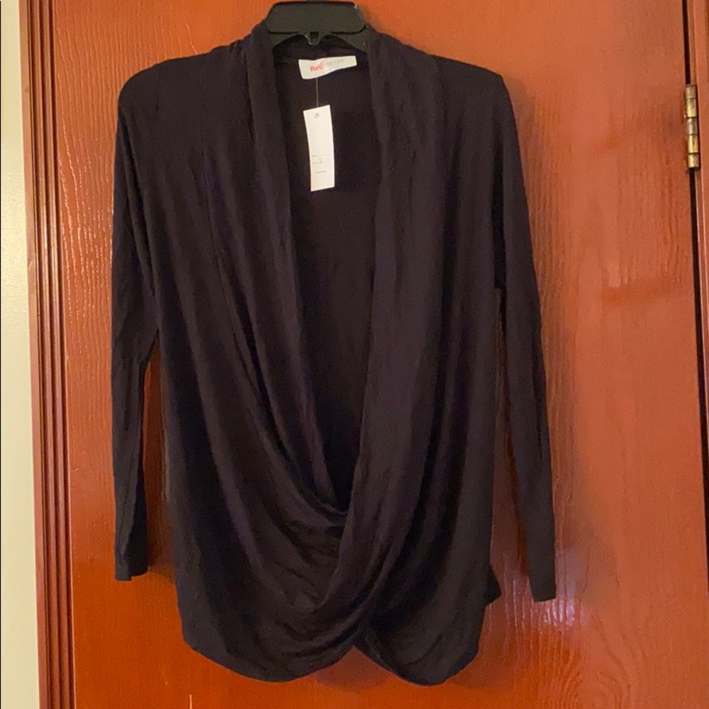 Black cardigan